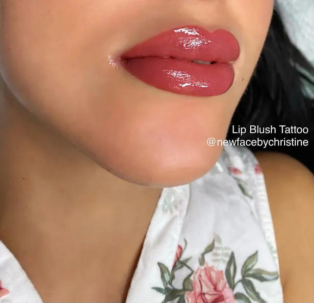 Lip Blush Tattoo result by New Face by Christine, NYC — photo 163