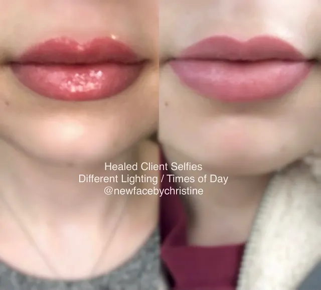 Lip Blush Tattoo result by New Face by Christine, NYC — photo 172