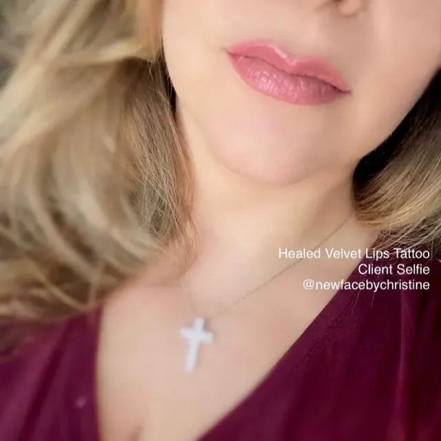 Lip Blush Tattoo result by New Face by Christine, NYC — photo 173