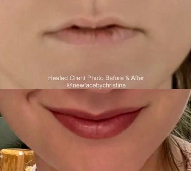Lip Blush Tattoo result by New Face by Christine, NYC — photo 183