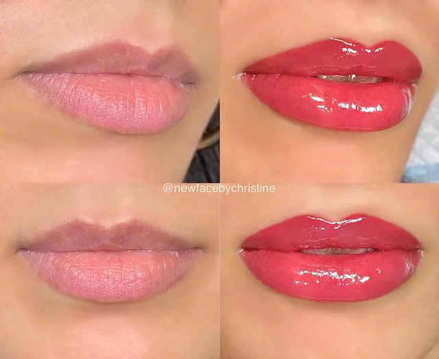 Lip Blush Tattoo result by New Face by Christine, NYC — photo 185