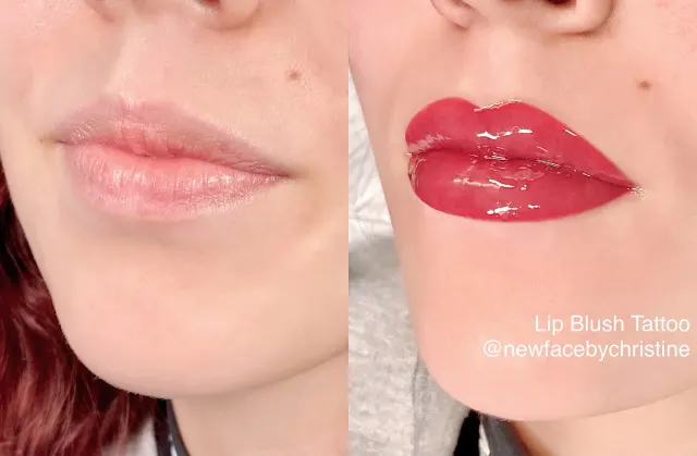 Lip Blush Tattoo result by New Face by Christine, NYC — photo 189