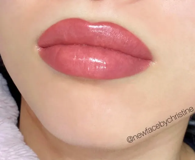 Lip Blush Tattoo result by New Face by Christine, NYC — photo 191