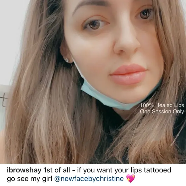 Lip Blush Tattoo result by New Face by Christine, NYC — photo 192