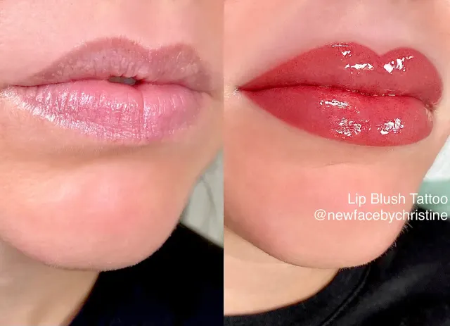 Lip Blush Tattoo result by New Face by Christine, NYC — photo 194
