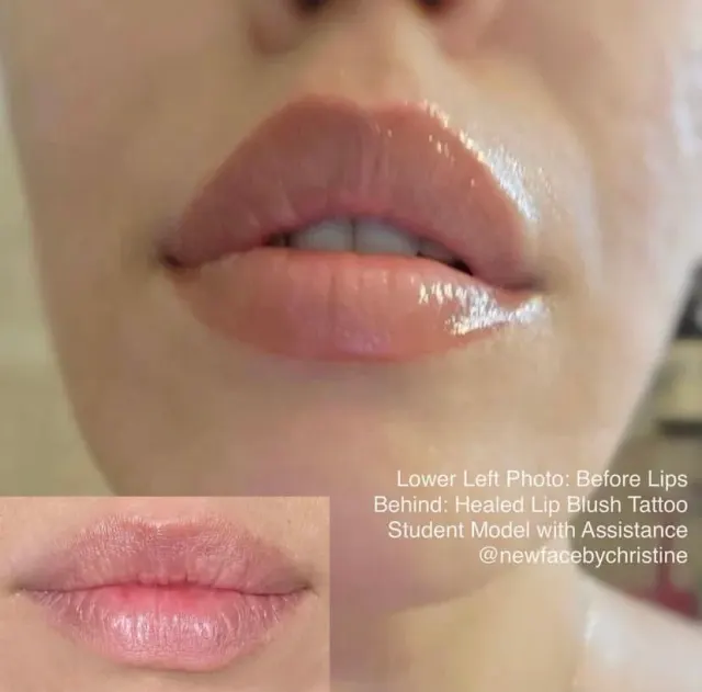 Lip Blush Tattoo result by New Face by Christine, NYC — photo 196
