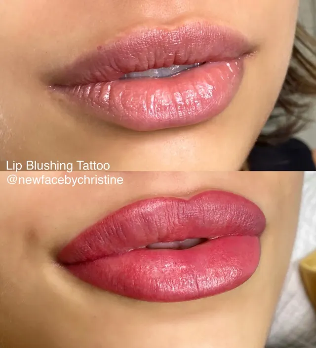 Lip Blush Tattoo result by New Face by Christine, NYC — photo 197