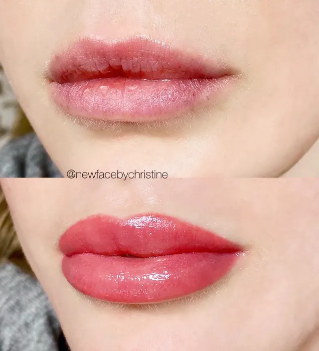 Lip Blush Tattoo result by New Face by Christine, NYC — photo 201