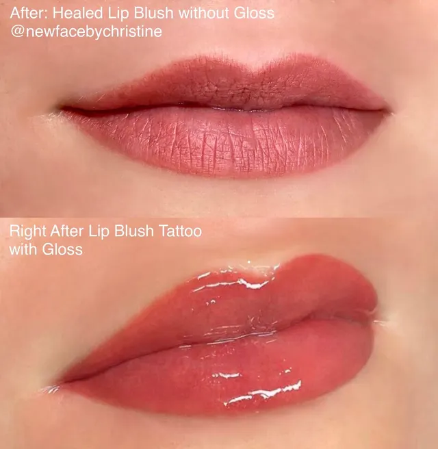 Lip Blush Tattoo result by New Face by Christine, NYC — photo 202