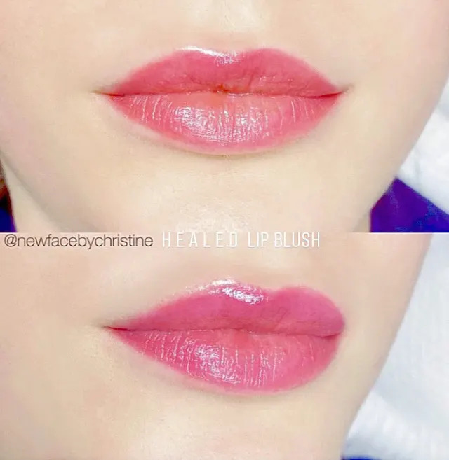 Lip Blush Tattoo result by New Face by Christine, NYC — photo 203