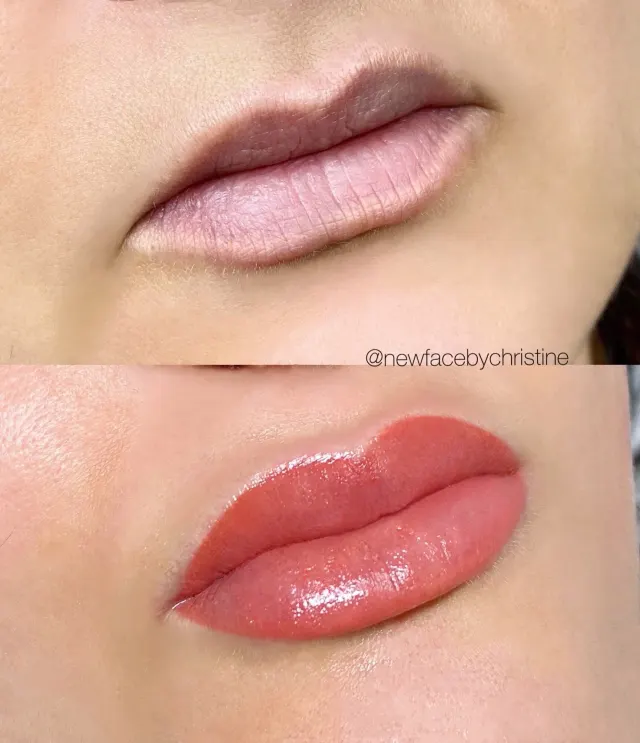 Lip Blush Tattoo result by New Face by Christine, NYC — photo 209