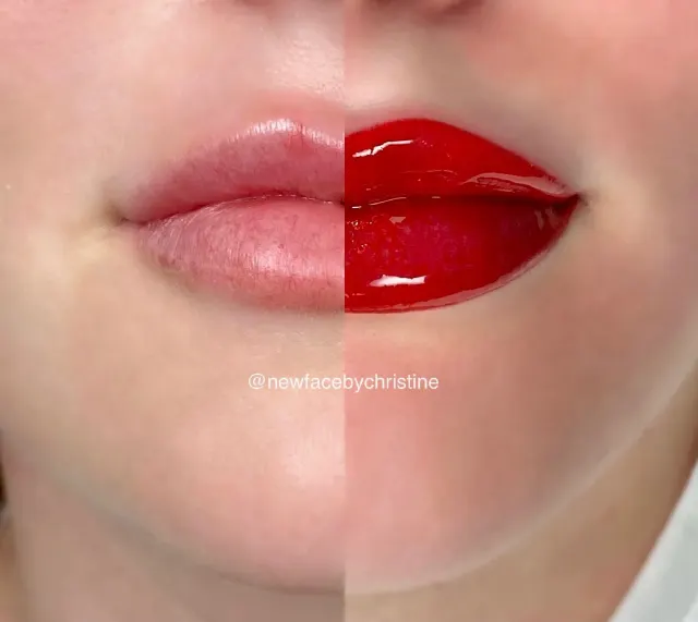 Lip Blush Tattoo result by New Face by Christine, NYC — photo 211