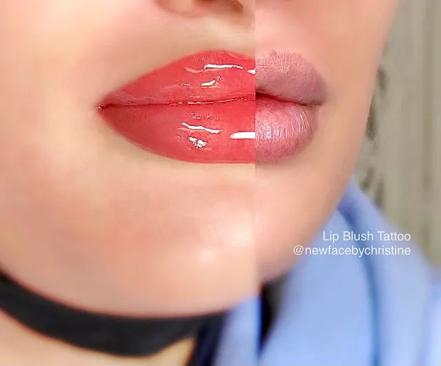 Lip Blush Tattoo result by New Face by Christine, NYC — photo 213