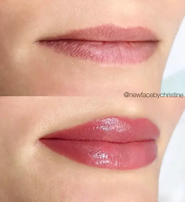 Lip Blush Tattoo result by New Face by Christine, NYC — photo 228