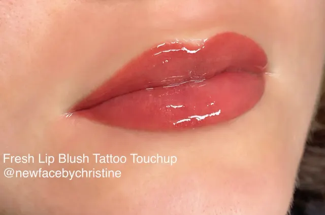 Lip Blush Tattoo result by New Face by Christine, NYC — photo 229