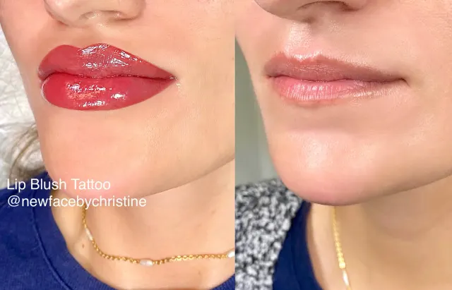 Lip Blush Tattoo result by New Face by Christine, NYC — photo 231