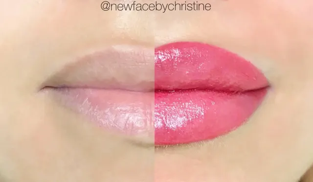 Lip Blush Tattoo result by New Face by Christine, NYC — photo 239