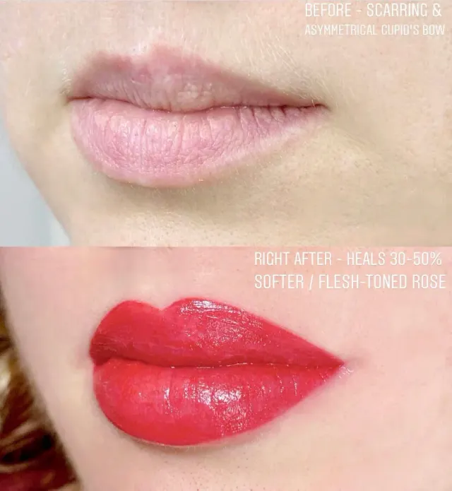 Lip Blush Tattoo result by New Face by Christine, NYC — photo 245