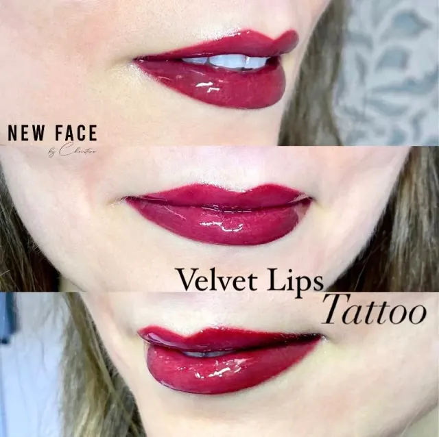 Lip Blush Tattoo result by New Face by Christine, NYC — photo 248