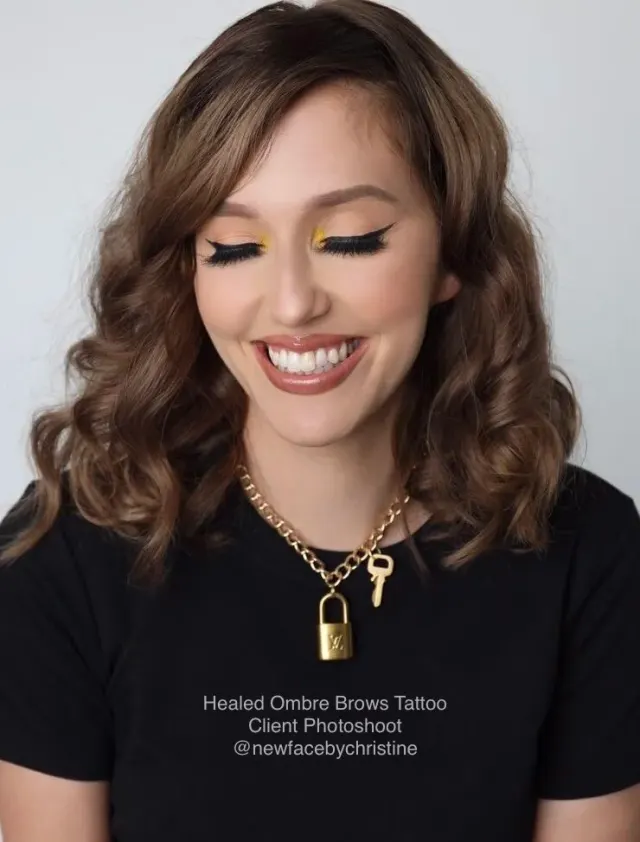 Soft Ombré Powder Brows result by New Face by Christine, NYC — photo 6