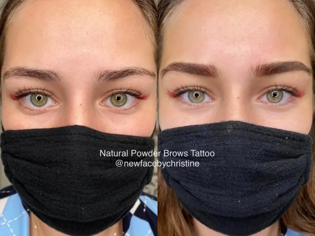 Soft Ombré Powder Brows result by New Face by Christine, NYC — photo 18