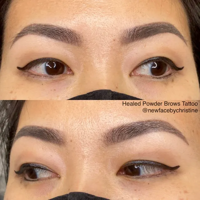Soft Ombré Powder Brows result by New Face by Christine, NYC — photo 27