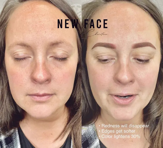 Soft Ombré Powder Brows result by New Face by Christine, NYC — photo 29