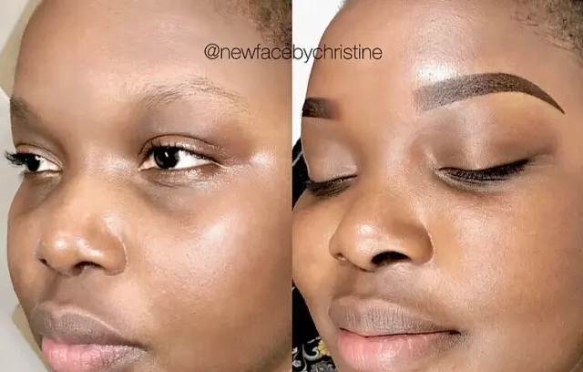Soft Ombré Powder Brows result by New Face by Christine, NYC — photo 33