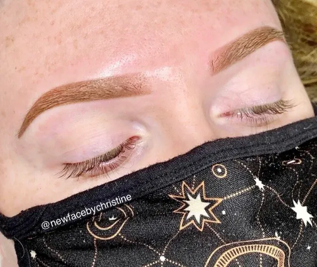 Soft Ombré Powder Brows result by New Face by Christine, NYC — photo 36