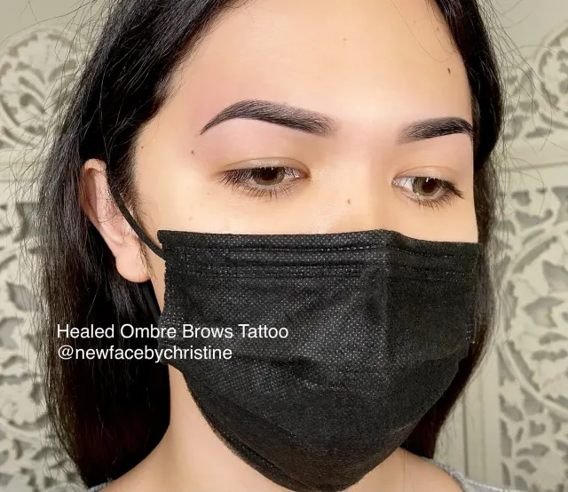 Soft Ombré Powder Brows result by New Face by Christine, NYC — photo 38