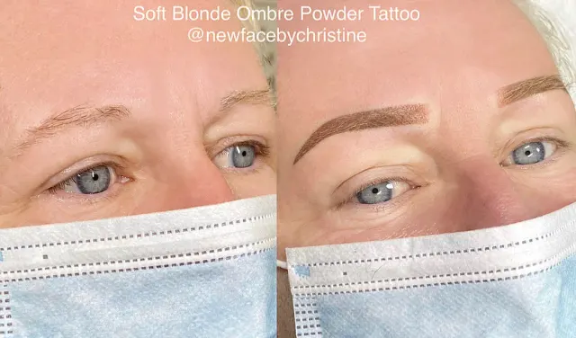 Soft Ombré Powder Brows result by New Face by Christine, NYC — photo 40