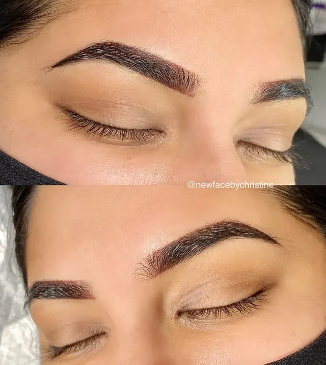 Soft Ombré Powder Brows result by New Face by Christine, NYC — photo 41