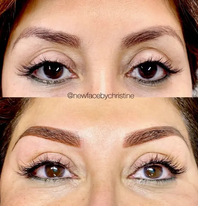 Soft Ombré Powder Brows result by New Face by Christine, NYC — photo 42