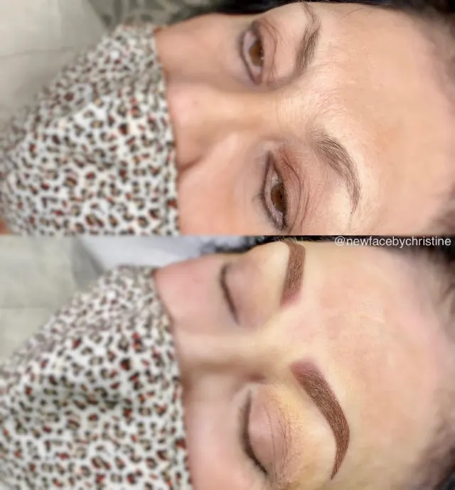 Soft Ombré Powder Brows result by New Face by Christine, NYC — photo 46