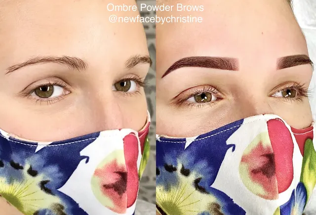Soft Ombré Powder Brows result by New Face by Christine, NYC — photo 47