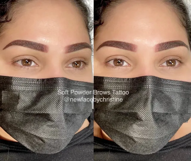 Soft Ombré Powder Brows result by New Face by Christine, NYC — photo 49