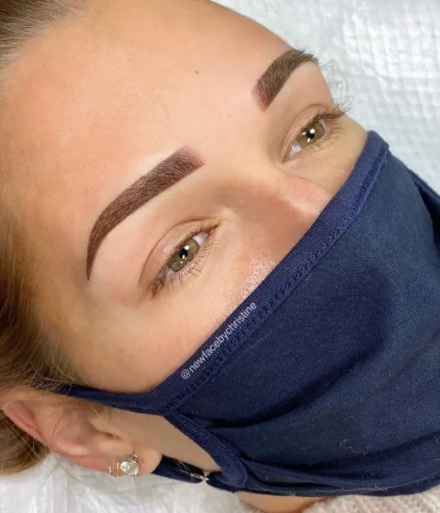 Soft Ombré Powder Brows result by New Face by Christine, NYC — photo 57