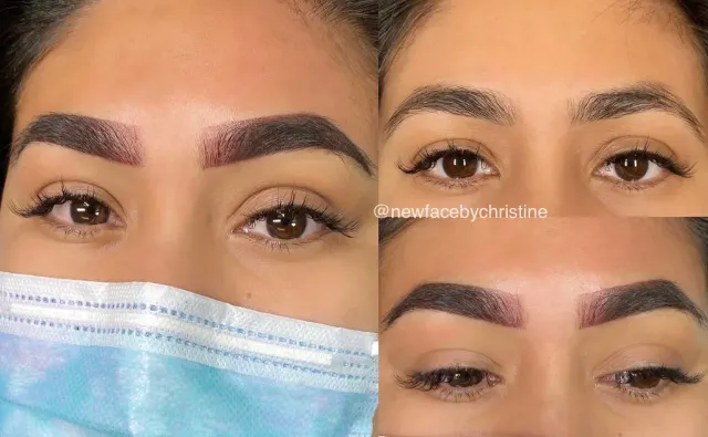 Soft Ombré Powder Brows result by New Face by Christine, NYC — photo 58