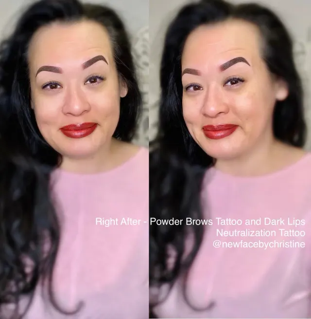 Soft Ombré Powder Brows result by New Face by Christine, NYC — photo 65