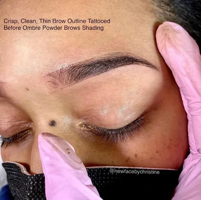 Soft Ombré Powder Brows result by New Face by Christine, NYC — photo 66