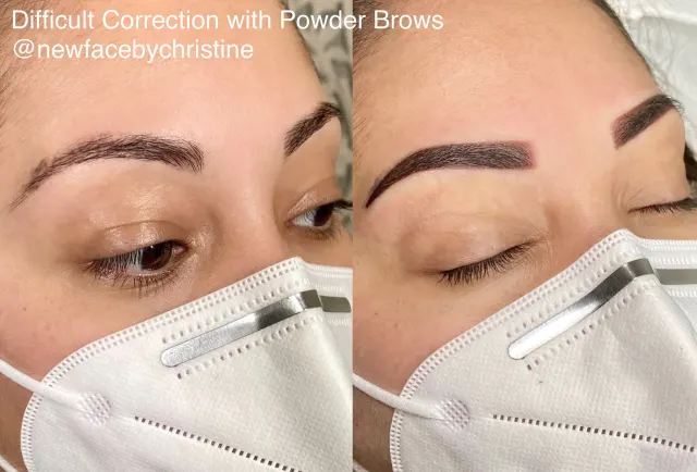 Soft Ombré Powder Brows result by New Face by Christine, NYC — photo 73