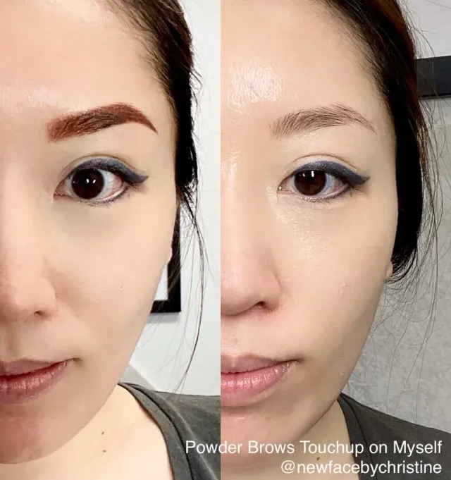 Soft Ombré Powder Brows result by New Face by Christine, NYC — photo 74