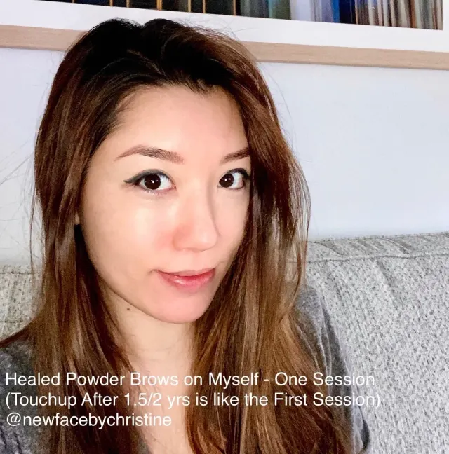 Soft Ombré Powder Brows result by New Face by Christine, NYC — photo 75