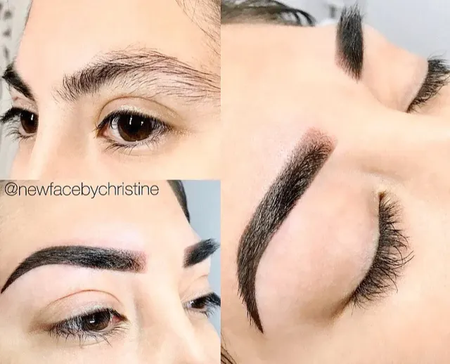 Soft Ombré Powder Brows result by New Face by Christine, NYC — photo 76