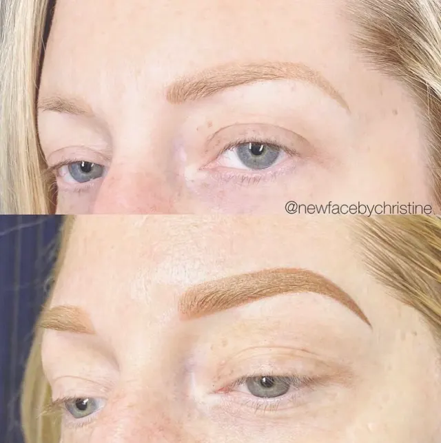 Soft Ombré Powder Brows result by New Face by Christine, NYC — photo 81