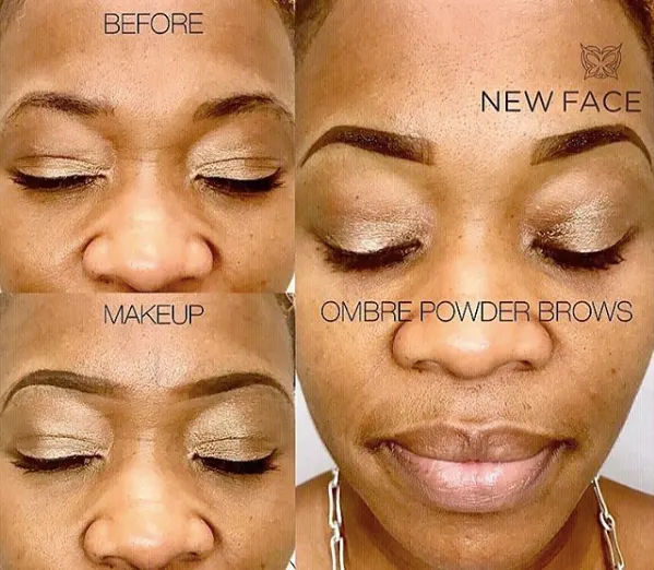 Soft Ombré Powder Brows result by New Face by Christine, NYC — photo 84