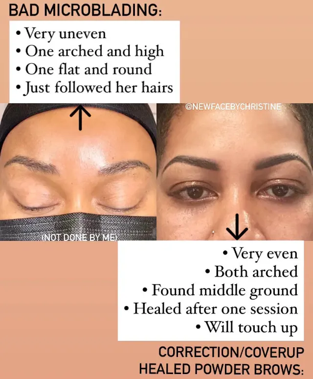 Soft Ombré Powder Brows result by New Face by Christine, NYC — photo 87